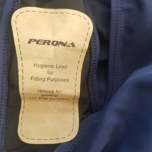 Perona Bailey V-Neck baithing suit navy and white - Picture 8 of 8